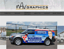 Tablet Screenshot of navgraphics.ca